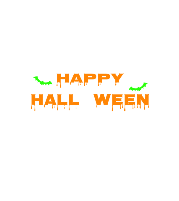 Happy Halloween minta fekete pólón