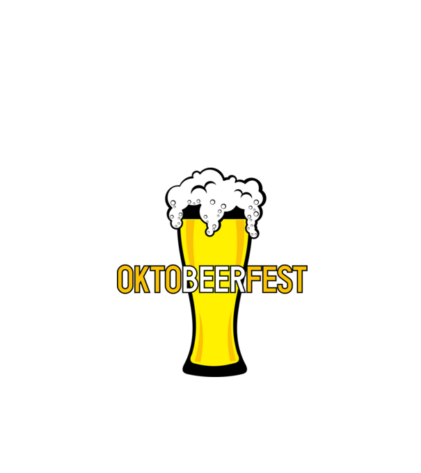OktoBEERfest minta fekete pólón