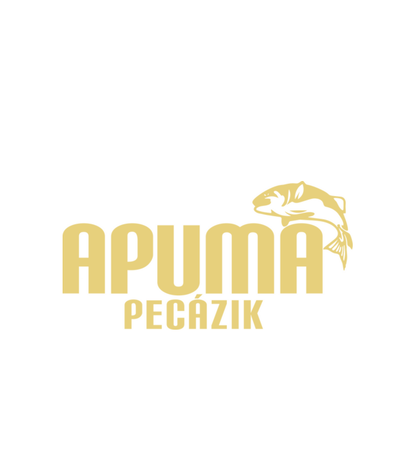 Apuma pecázik minta fehér pólón