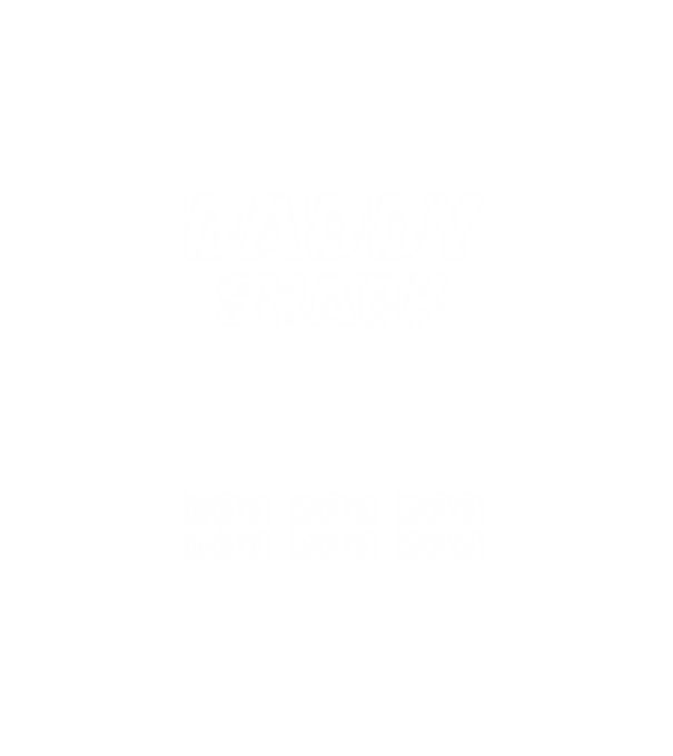 Daddy Shark minta fehér pólón