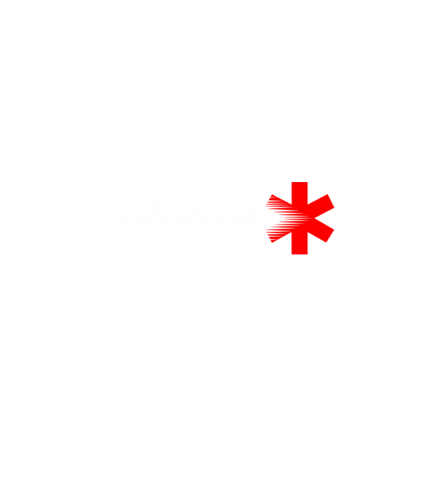 Ambulance minta fekete pólón