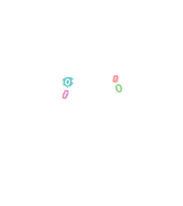 Osztani nullával minta fekete pólón