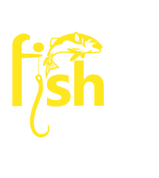 Fish minta fekete pólón