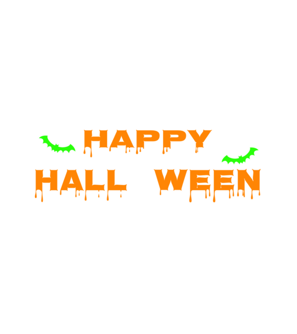 Happy Halloween minta fehér pólón