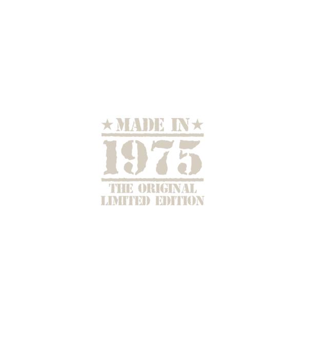 Made in 1975 minta farmerkék pólón