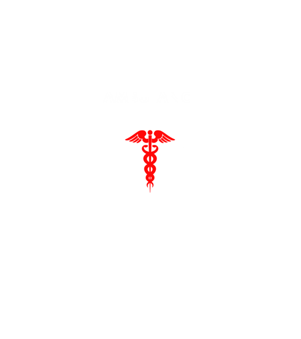 Ambulance minta királykék pólón