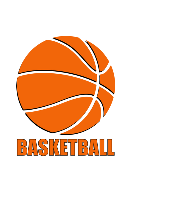 Basketball minta világoskék pólón