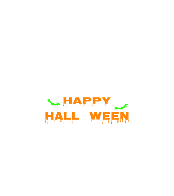 Happy Halloween minta fekete pólón