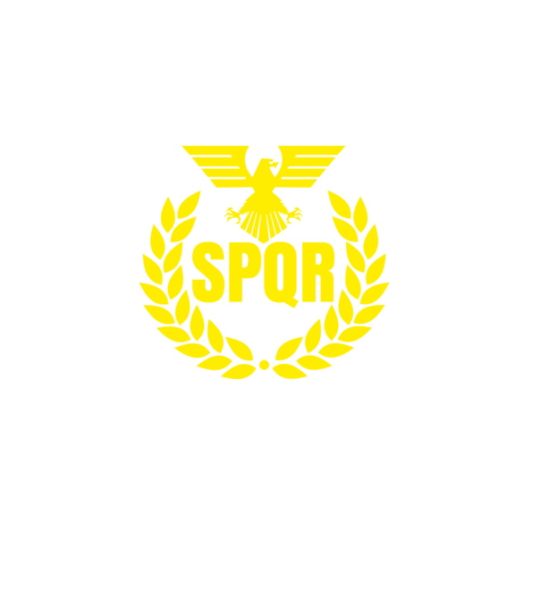 SPQR minta sötétkék pólón