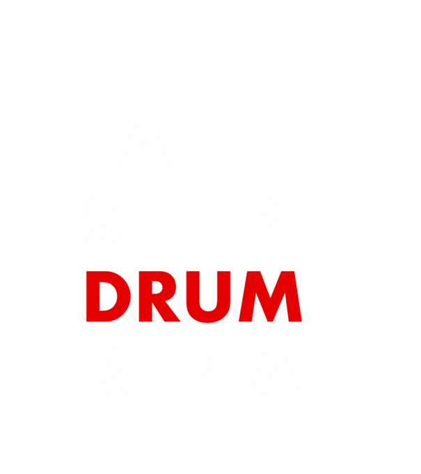Drum minta fehér pólón