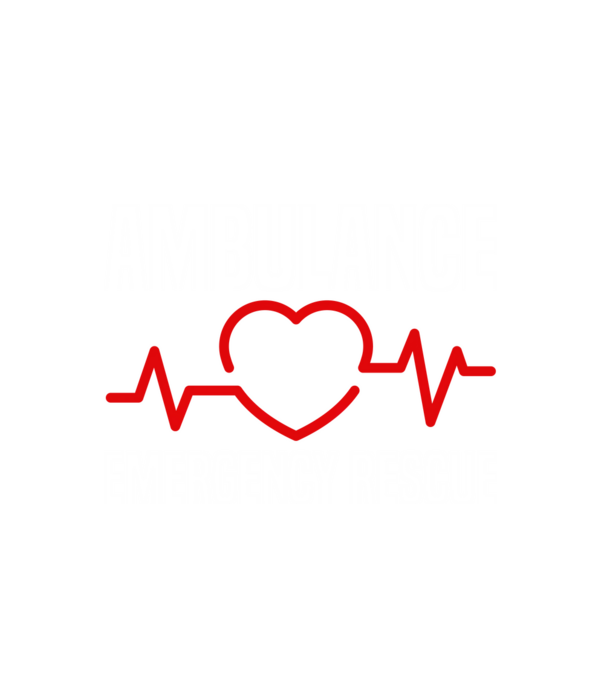 Ambulance ER minta fehér pólón