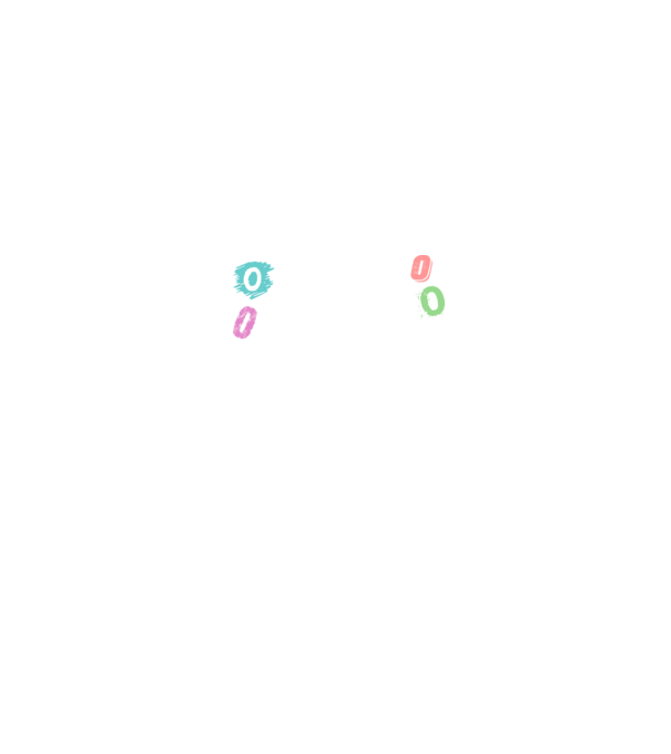 Osztani nullával minta fekete pólón