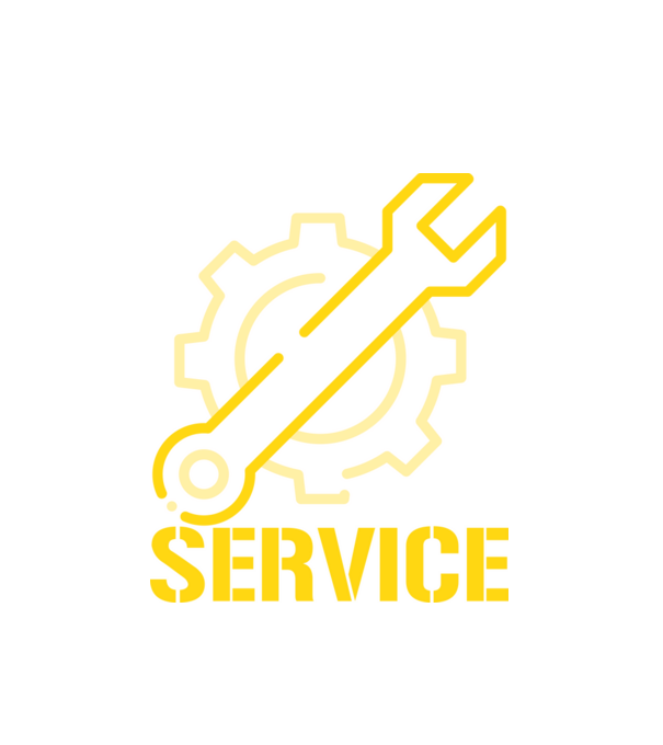 Service minta fehér pólón