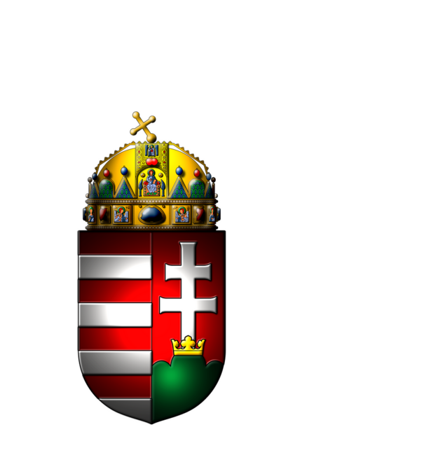 Címer (szines) minta fehér pólón