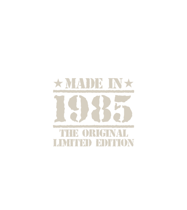 Made in 1985 minta fekete pólón