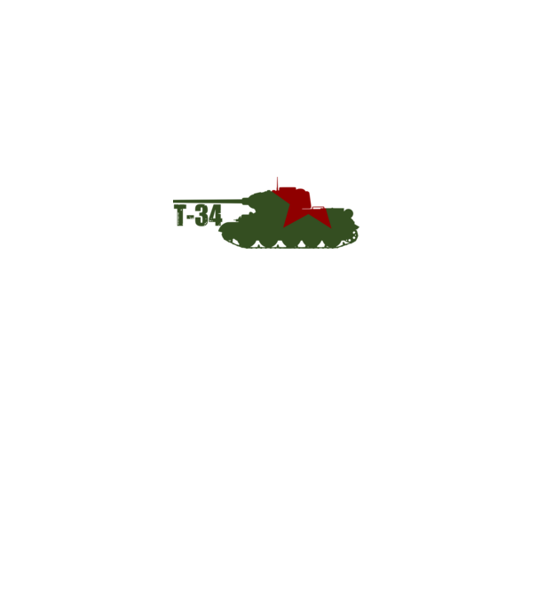 T34 (WW2 Legend) minta szürke pólón