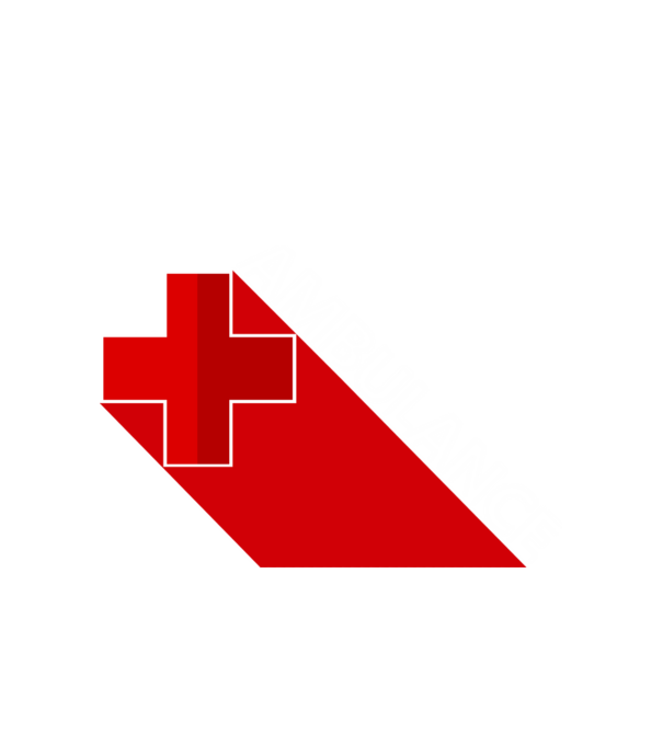 Ambulance (red cross) minta fehér pólón