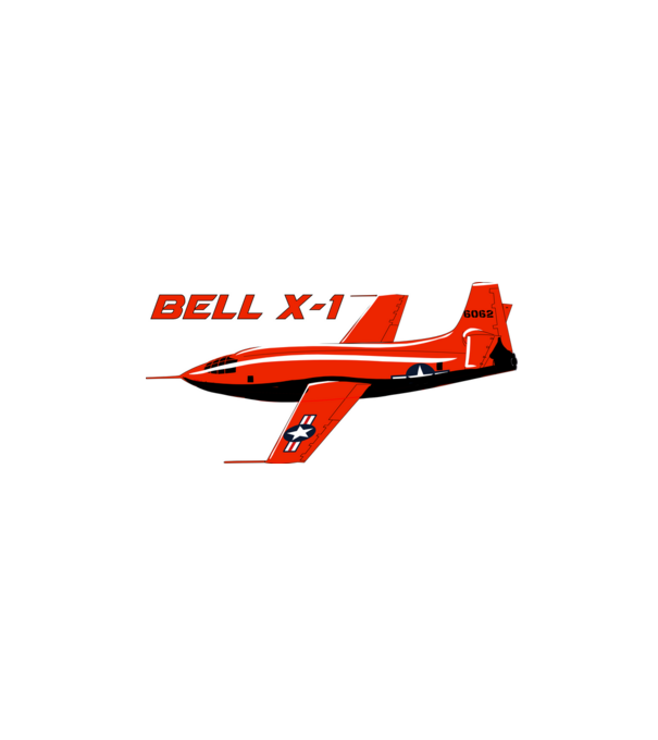 Bell X-1 minta fehér pólón