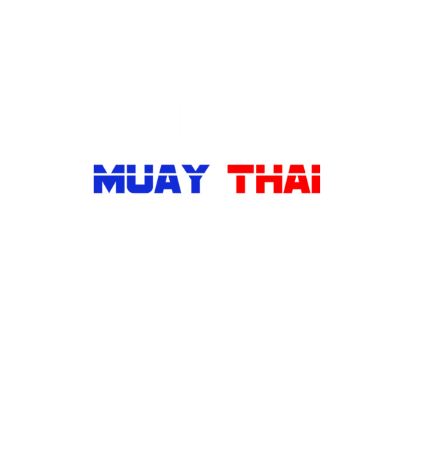 Muay Thay minta sötétkék pólón