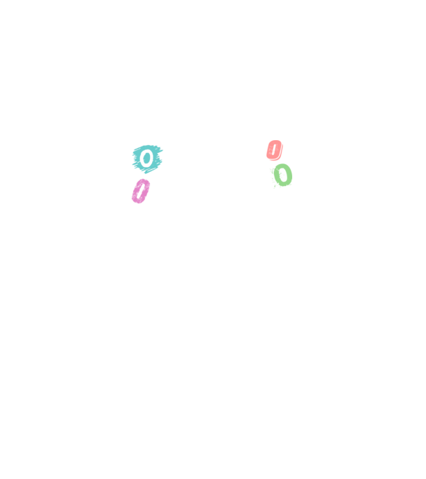 Osztani nullával minta fekete pólón