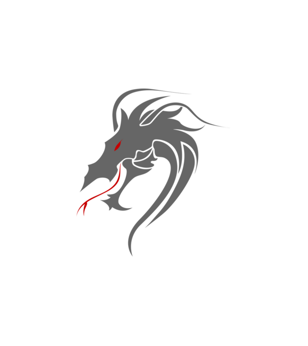 Grey Dragon minta fehér pólón