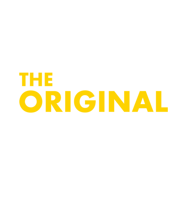 Az eredeti 1980-as minta fehér pólón