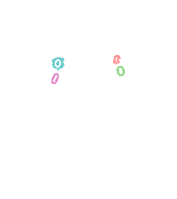 Osztani nullával minta fekete pólón
