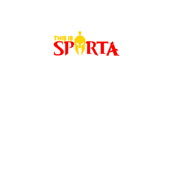 This is Sparta minta fekete pólón