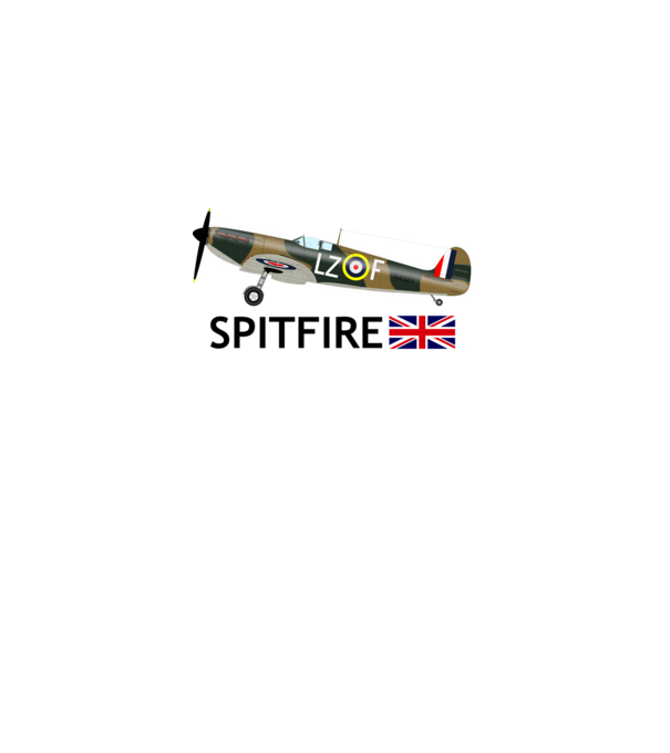 SPITFIRE Mk Ia minta homokszín pólón