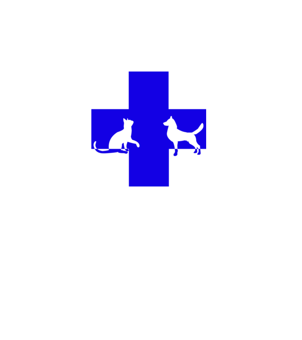 Állatorvos (blue) minta fehér pólón