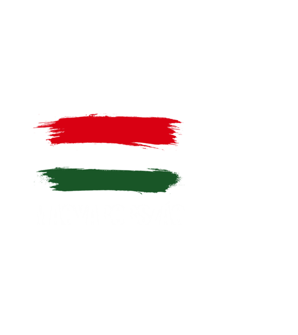 Magyarország (fehér) minta fekete pólón
