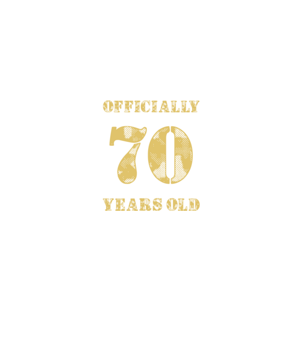 Hivatalosan 70 éves minta szürke pólón