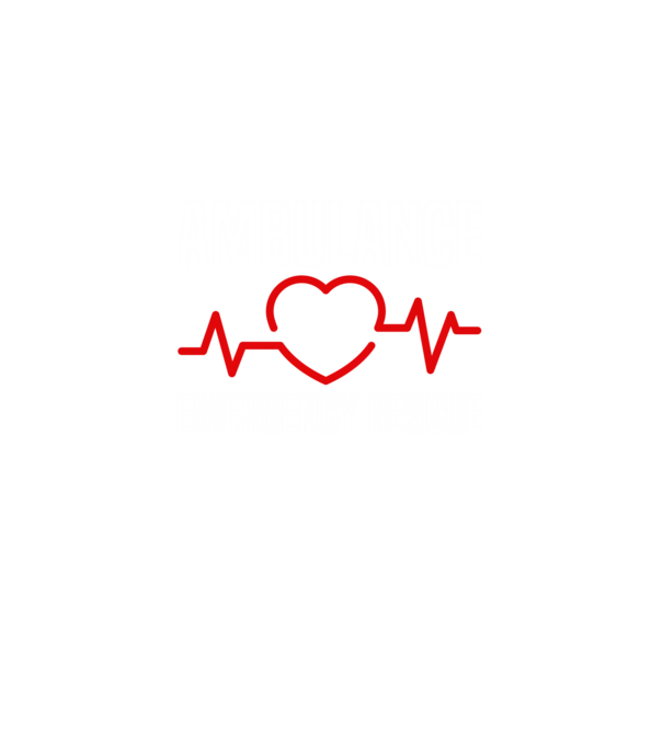 Ambulance ER minta szürke pólón