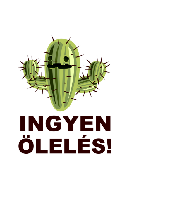 Ingyen ölelés minta világoskék pólón