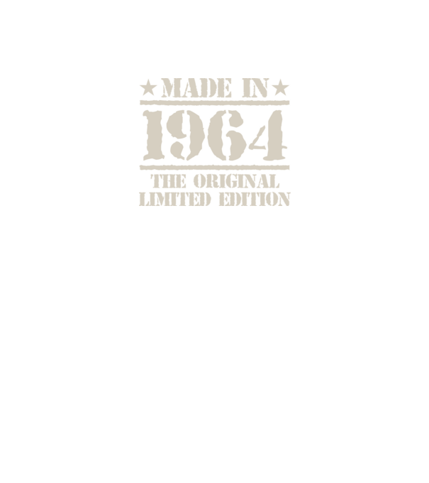 Made in 1964 minta fekete pólón