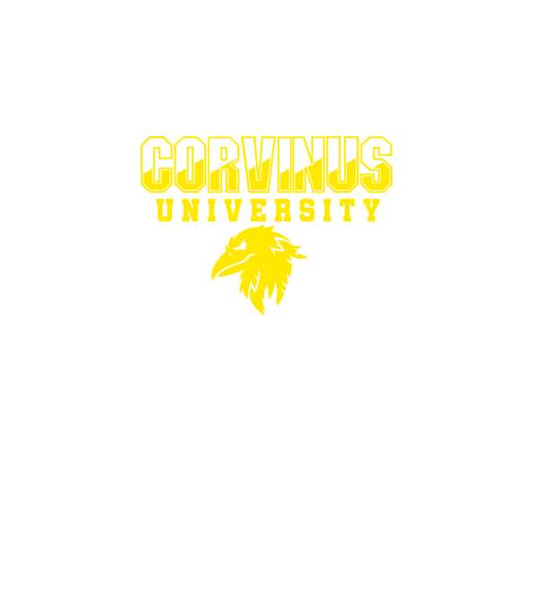 Corvinus University minta türkiz pólón