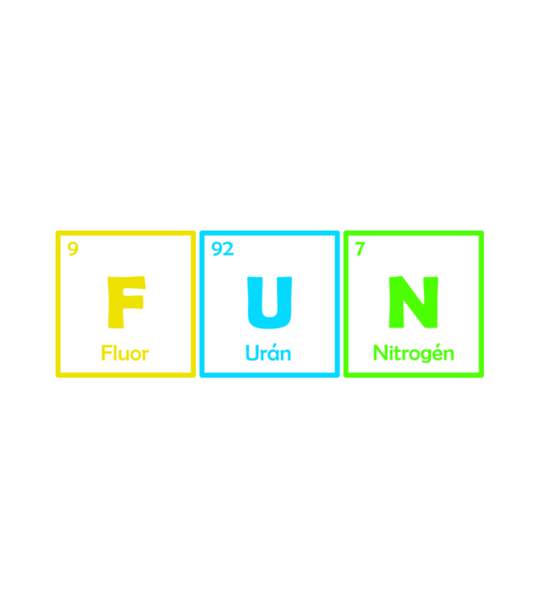 Fun minta fehér pólón