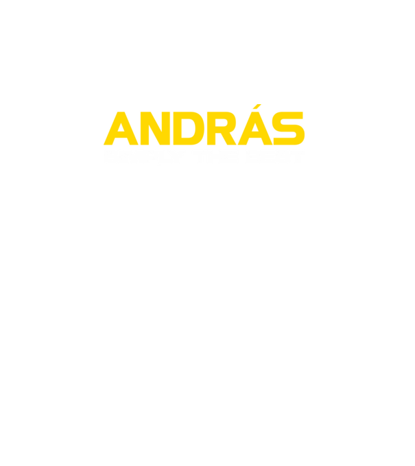 András (Egyszerűen a legjobb) minta türkiz pólón