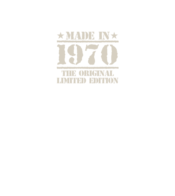 Made in 1970 minta fekete pólón