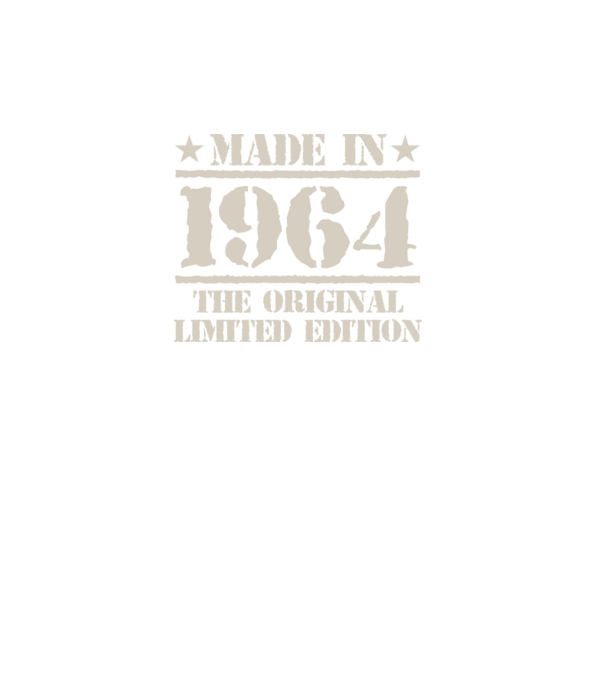 Made in 1964 minta fekete pólón