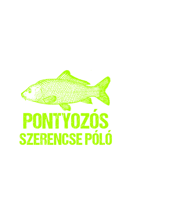 Pontyozós Póló minta fehér pólón