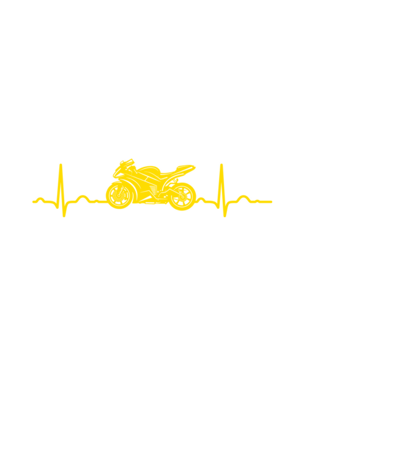 EKG moci minta fekete pólón