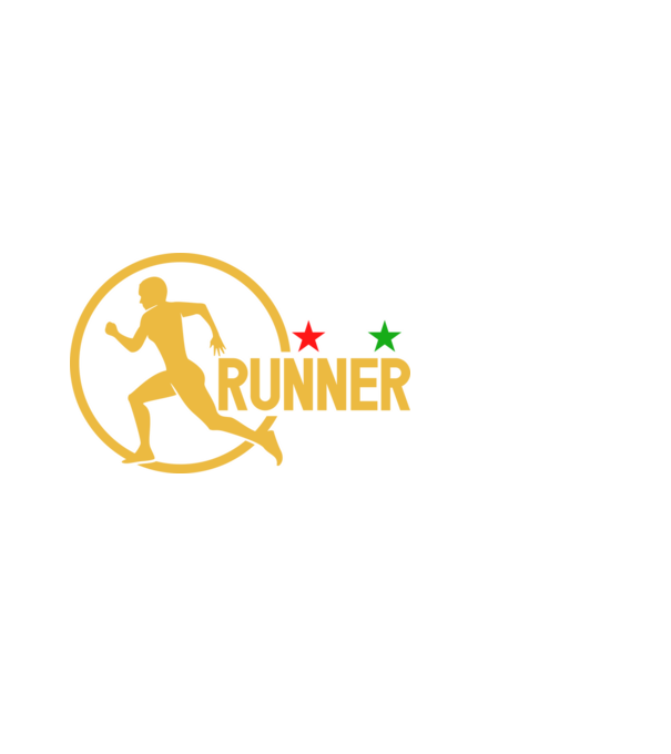 Runner  minta fekete pólón