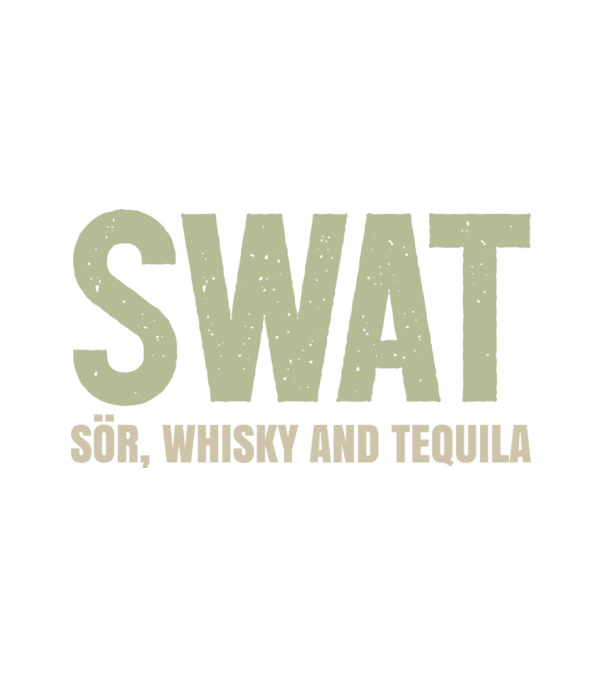 SWAT minta fehér pólón