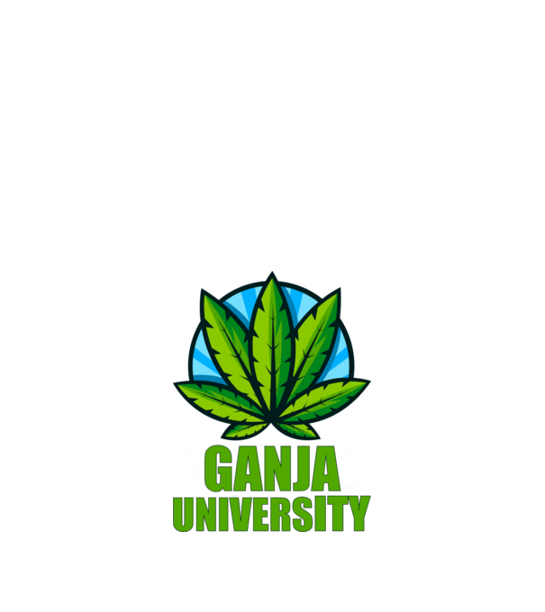 Ganja University minta fehér pólón