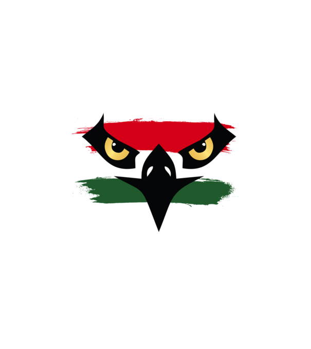 Magyar sas minta fehér pólón