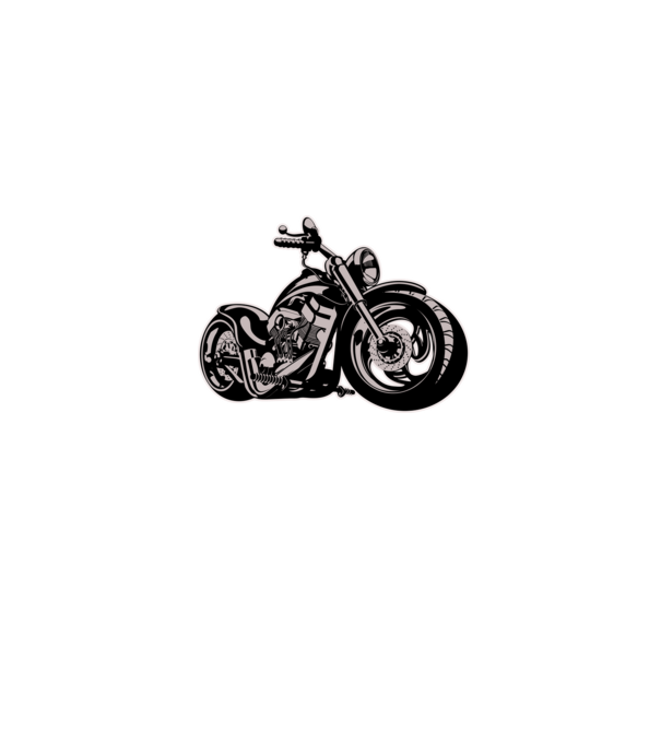Chopper minta szürke pólón