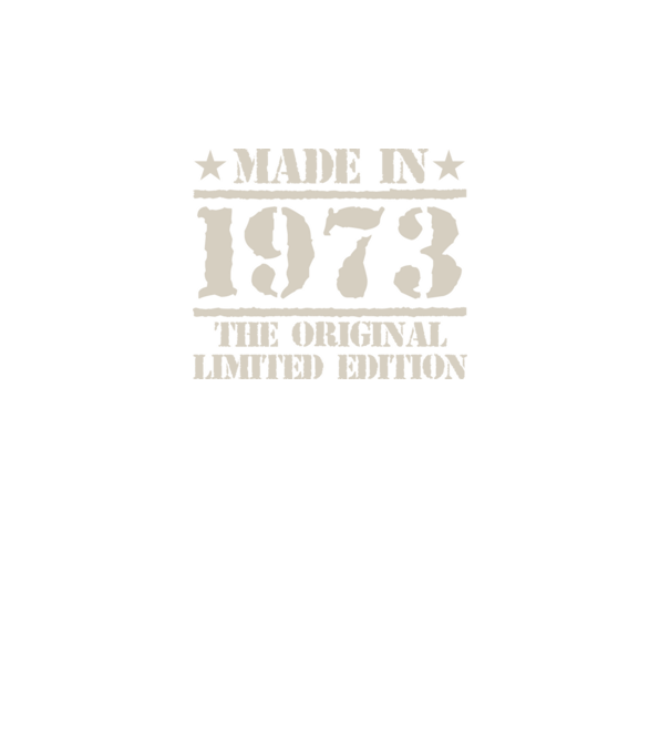 Made in 1973 minta fekete pólón