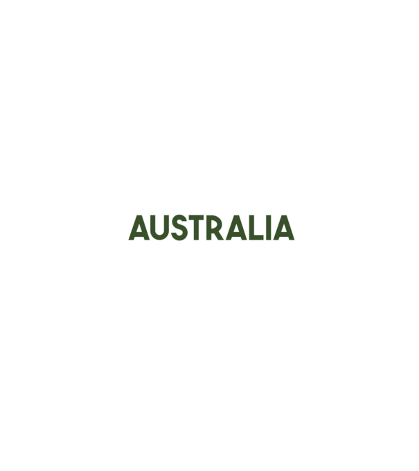 Australia minta szürke pólón