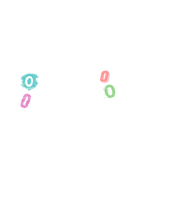 Osztani nullával minta fekete pólón